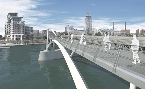 One World Design Architects' Thames footbridge