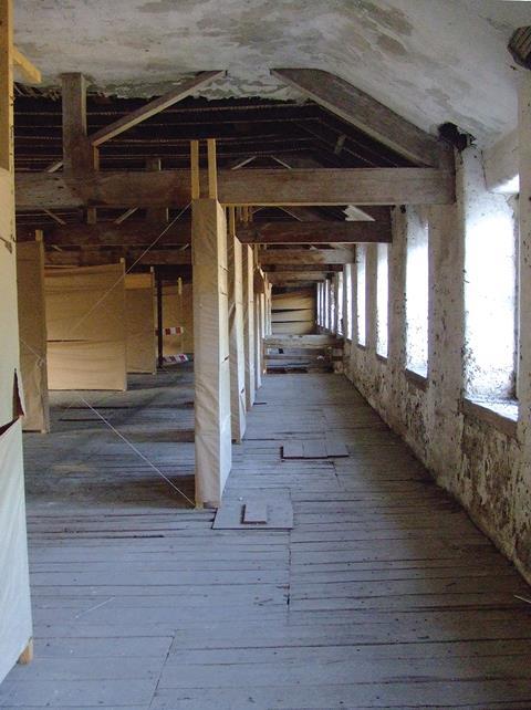 The second floor being prepared for encapsulation