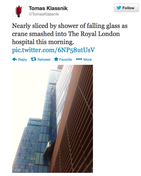 Royal London Hospital tweet.
