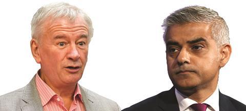 Terry Morgan and Sadiq Khan