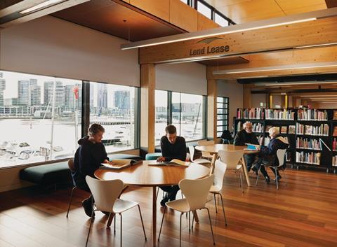 ibrary at the Dock in Melbourne