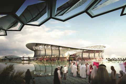 Lusail Iconic Stadium, proposed for the Qatar World Cup 2022