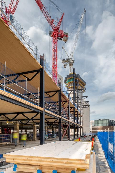 Timber Square construction