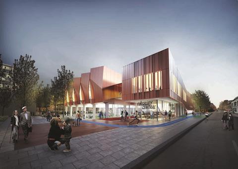 Pollard Thomas Edwards - winning design for Finsbury Leisure Centre