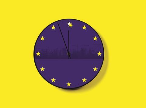 Brexit clock