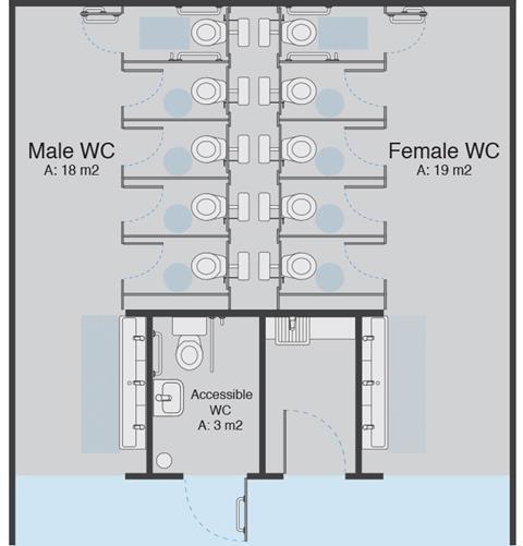 Figure 3 - Secondary school layout