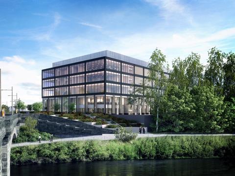 office glasgow sindall morgan appointed build block 24m gateway clyde dalmarnock scottish wins job speculative building been contractor development architecture