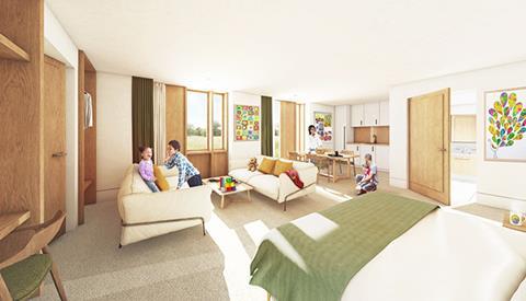 Family room at Noah's Ark Children's Hospice