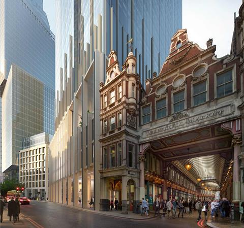 1 Leadenhall next to Leadenhall market