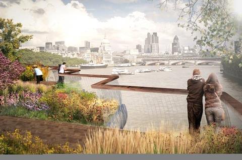 Heatherwick - London garden bridge