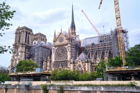 Notre Dame after fire