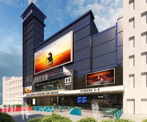 Ellis Williams Architects' proposals to refresh the Odeon Leicester Square