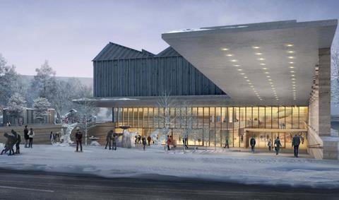 Adjaye Associates - winning entry for Latvian Museum of Contemporary Art in Riga