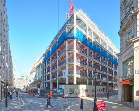 30 Duke Street steel frame