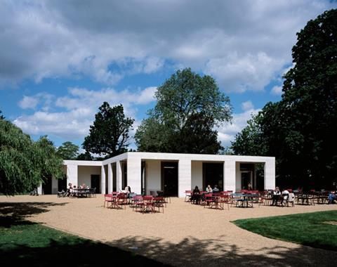 Chiswick House gardens cafe