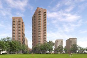 Berkeley increases height of towers at east London housing scheme planned for former gasworks site