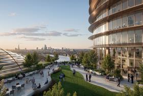 Fosters draws up plans for huge tower at Canary Wharf set to be new headquarters of US bank JP Morgan